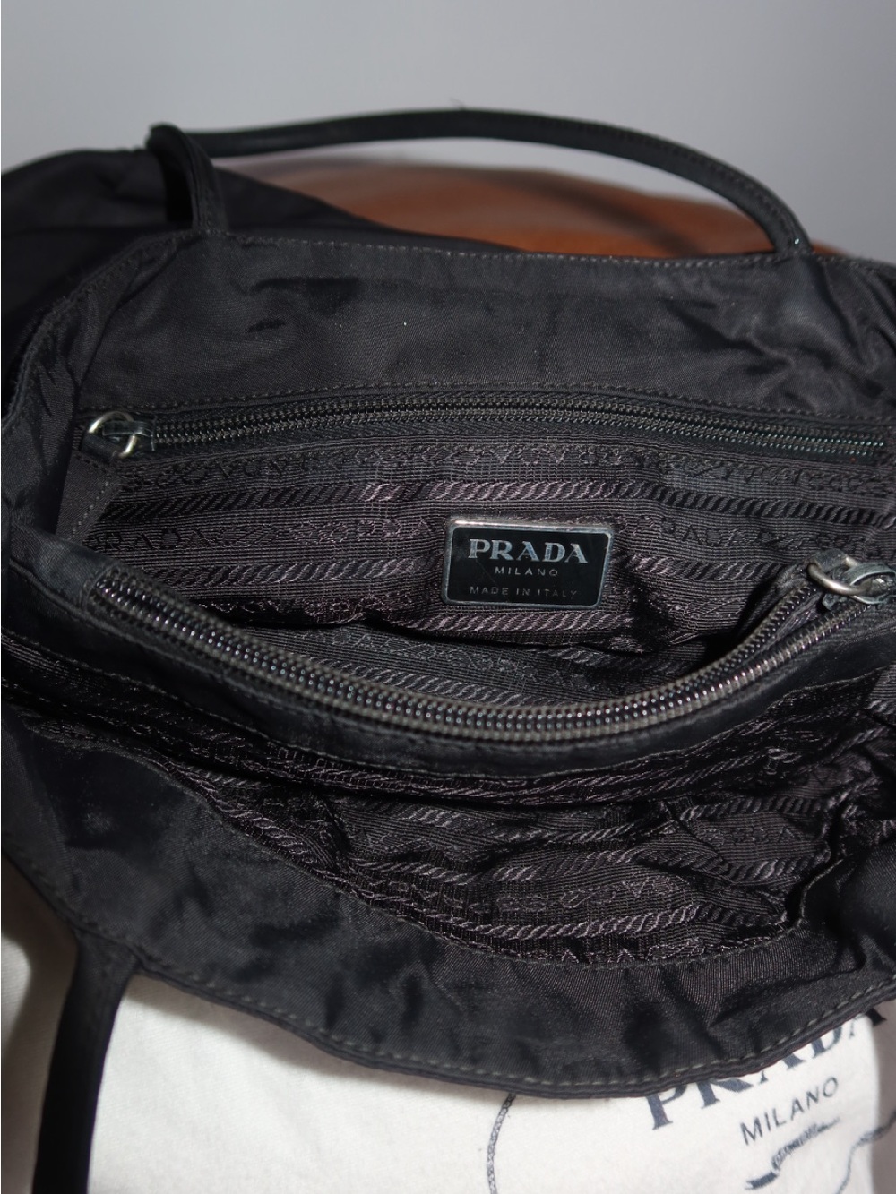 Prada Black Nylon Tote Bag - Picture 4 of 6